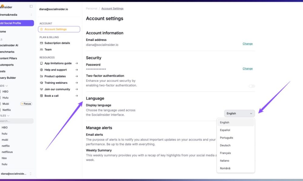 Socialinsider’s July Update: Multilingual Dashboards and Reports for Global Teams