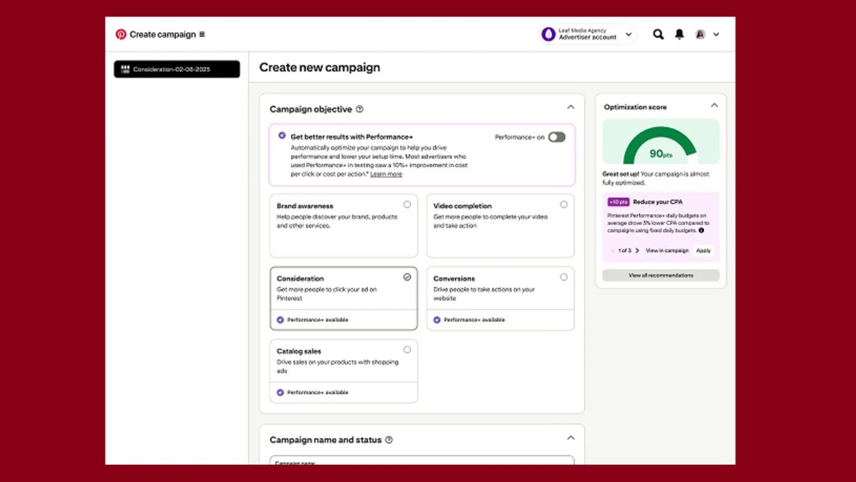 Pinterest Rolls Out Predictive Optimization for Performance+ Campaigns